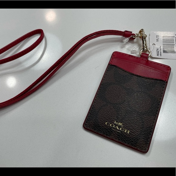 Coach Signature ID Lanyard - Picture 2 of 3